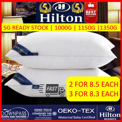 ?CHEAPEST SALES?SG READY STOCK? Bundle Discount? Hilton Grade Pillow | Five Star Hotel Pillow | 1000G