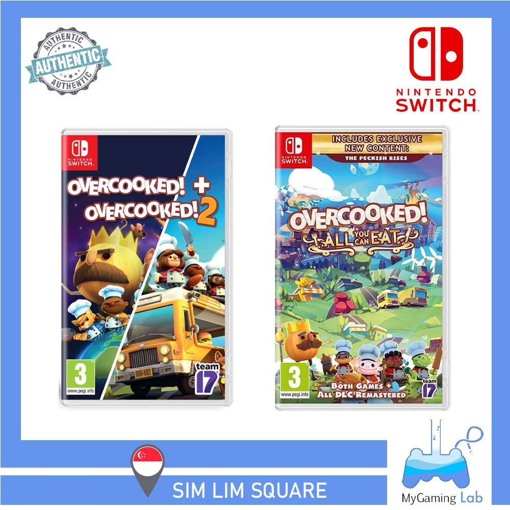 [SG] Nintendo Switch Game Overcooked All You Can Eat / Overcooked! 1+2