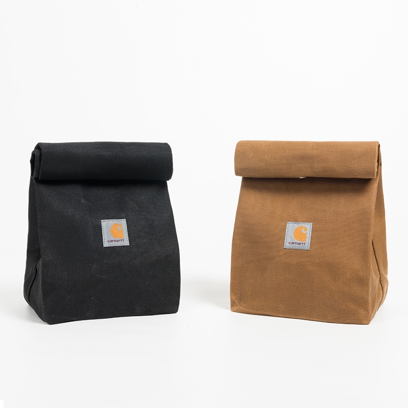 Carhartt Men Fashion Lunch bag splash proof Lunch Box Women Trendy Hand Bag