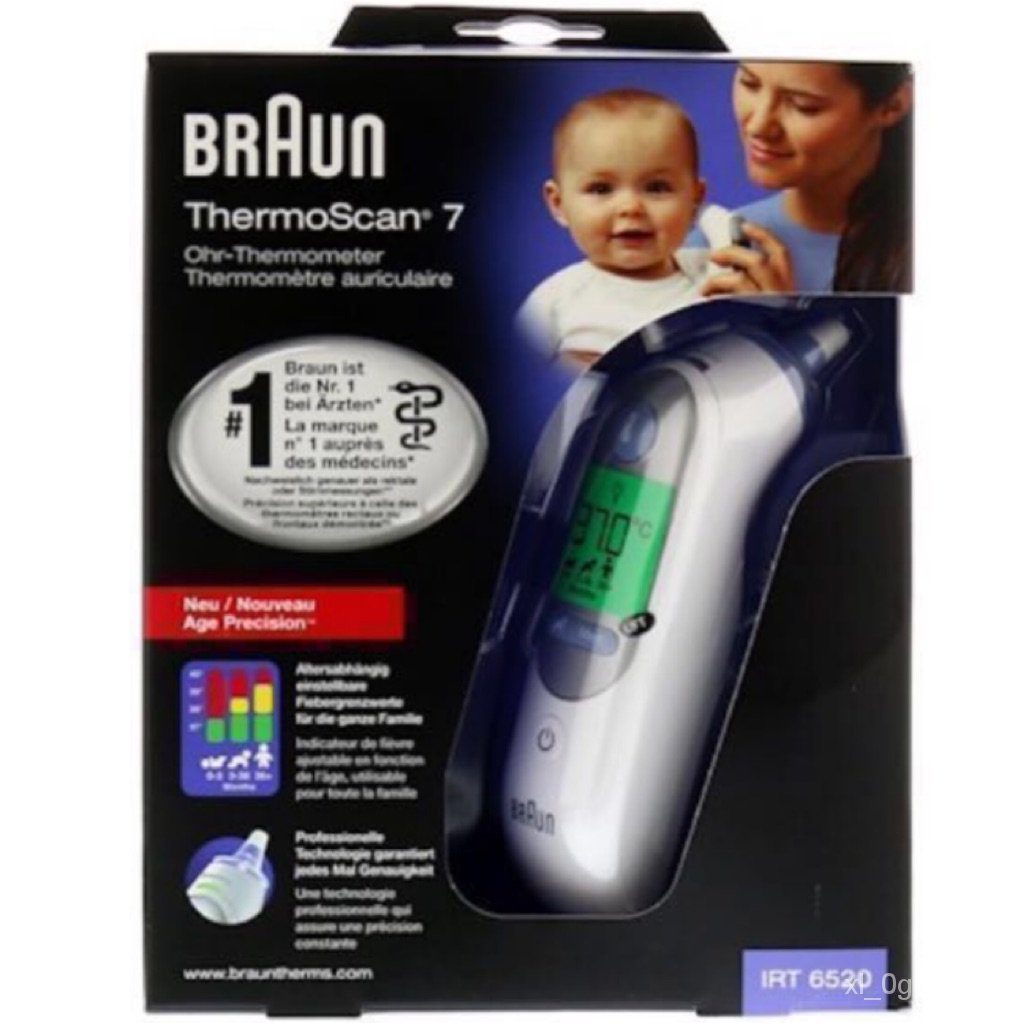 Braun Thermoscan® 7 IRT6520/ IRT 6520 digital ear thermometer LXO8