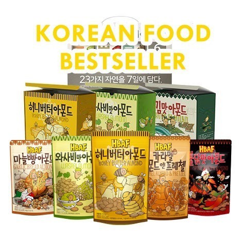 Lowest Price Korean Almond Snack - Honey Butter Nuts 190g