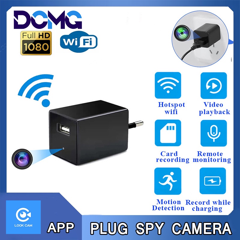 1080P Wireless USB Charger Mini Camera surveillance wifi IP Video Camera App Remote Monitor Hidden