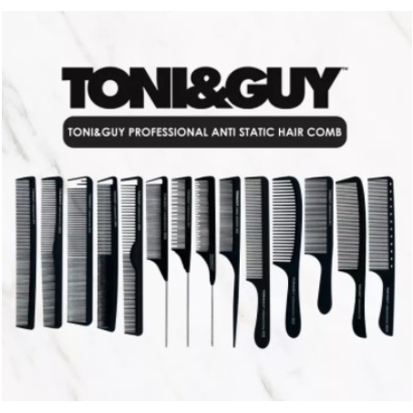 Toni & Guy Antistatic Black comb Salon Barbershop Professional Hairdressing comb anti-high temperature haircut comb