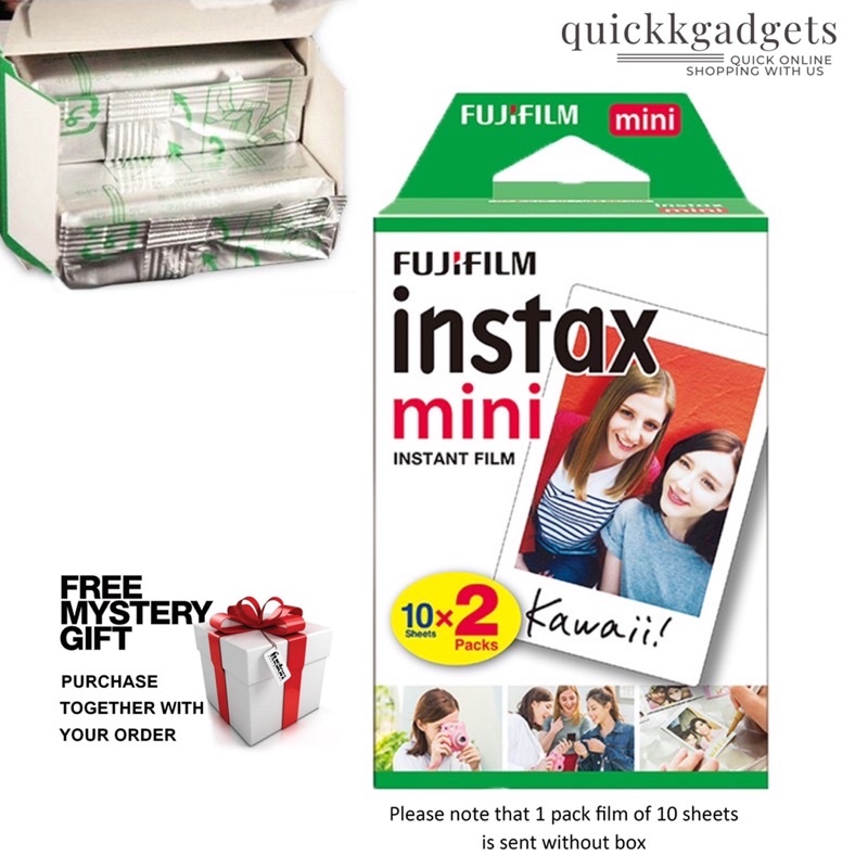 Fujifilm Instax MINI/SQUARE/WIDE Instant Film 20s 40s / Ready Stock/ Fast Delivery