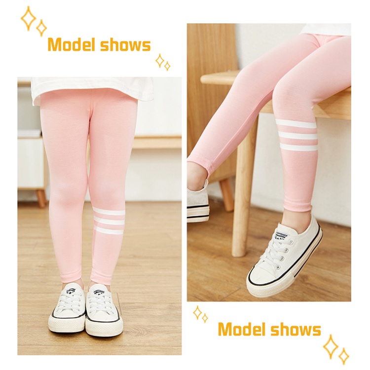 GIRL'S SIDE STRIPE LEGGINGS