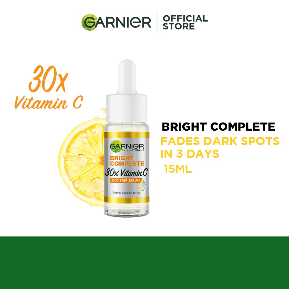 Garnier Bright Complete Vitamin C Booster Serum 15ml (Brightening/Fade Dark Spots)