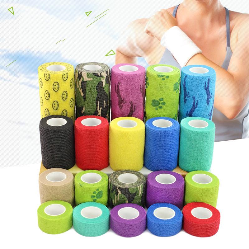 Sports Self-adhesive Elastic Bandage Self-adhesive Elastic Bandage Fingerguard Wrist Knee Ankle Self-adhesive Bandage
