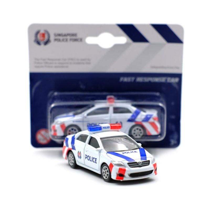[Local] 1/64 Collectible Singapore SPF Toy Car Welly Police Car Diecast