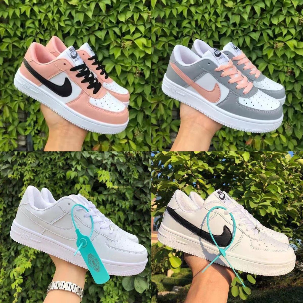 Hot selling！Ready Stock 24H Send women air force 1 Running Shoes Kasut Perempuan Outdoor Sport af1 Sneakers