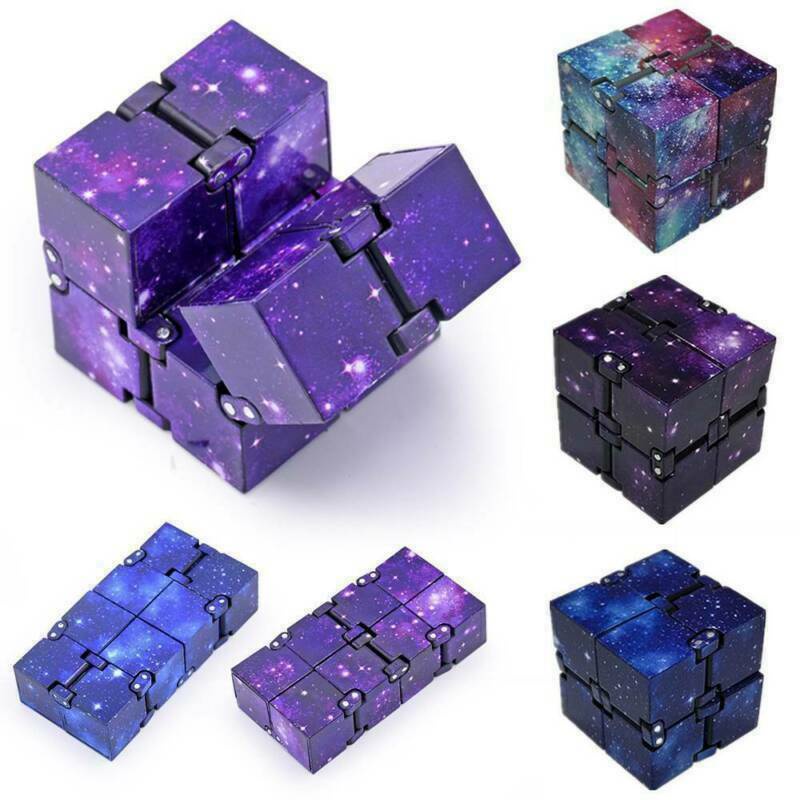 Sensory Infinity Cube Stress Fidget Funny Toys Game Autism Anxiety Relief Kids Adult