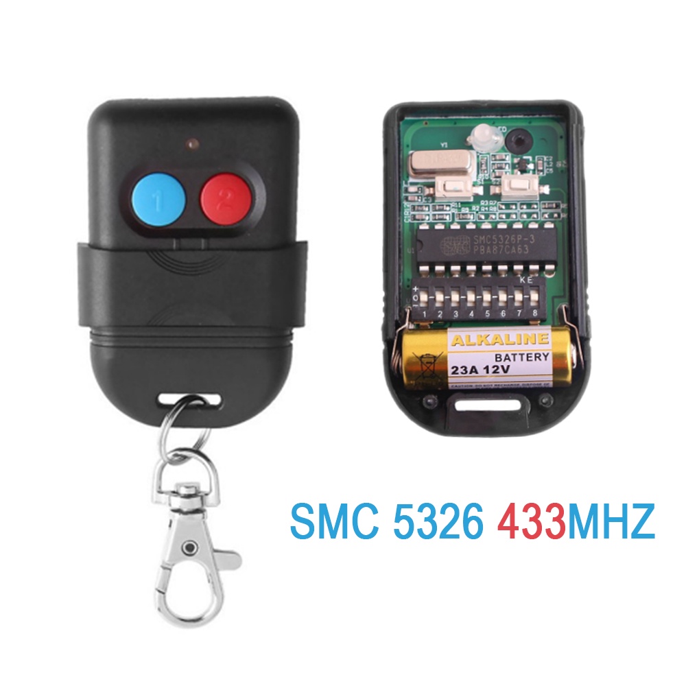330Mhz Auto Gate Remote Control SMC5326 433Mhz 8DIP Switch (Battery Included)