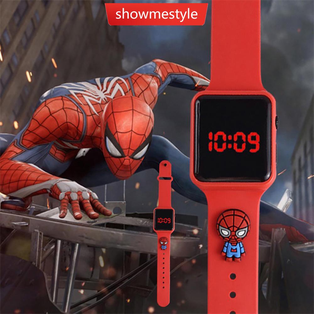 SMS Cute Children Cartoon Watch LED Digital Watch for Boys Girls Gift Life Waterproof J5T4