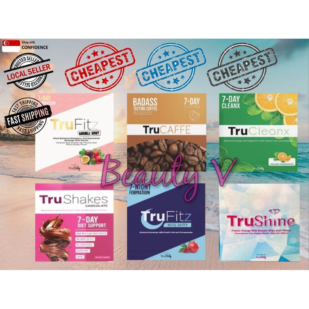 ?CHEAPEST? (Local SG Seller) Fazura TruFitz Double Shot / Trushakes / Nite Duty / TruCaffe / TruCleanx / TruShine