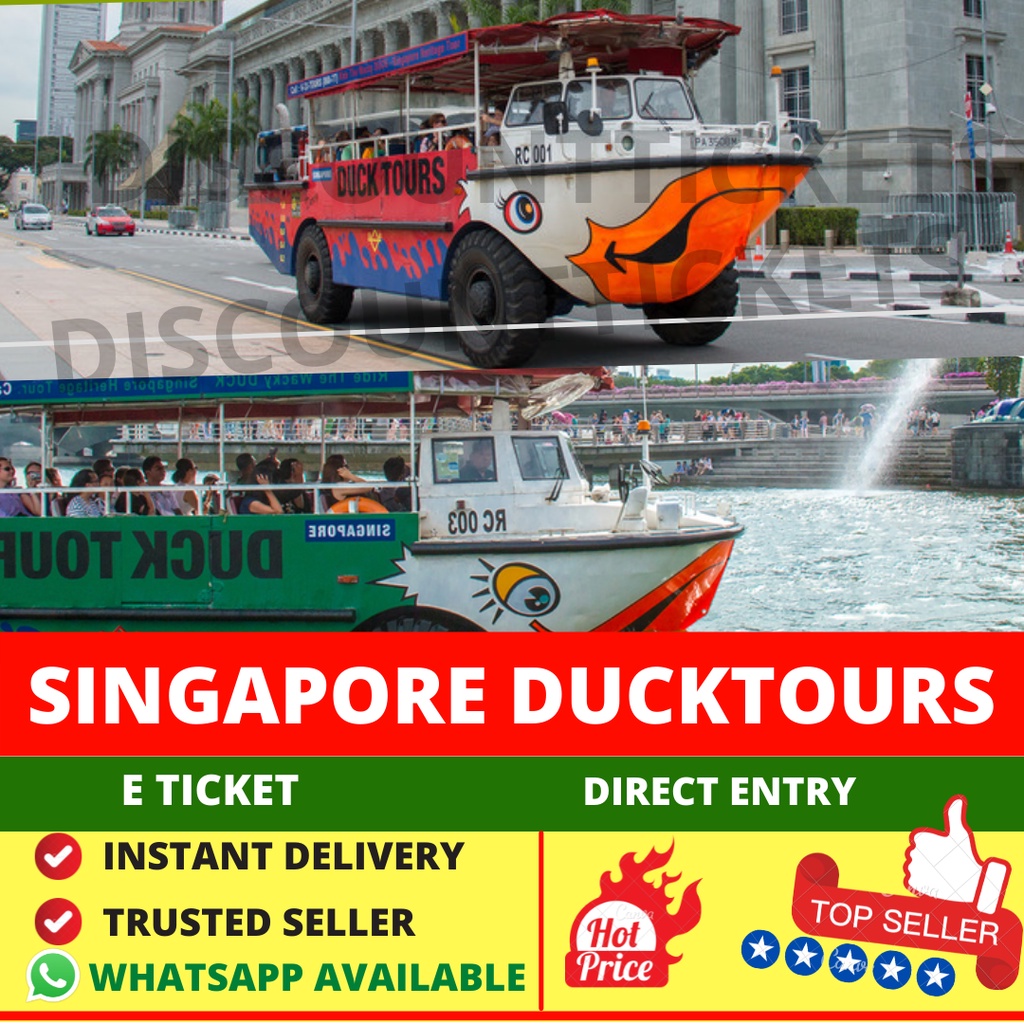 Singapore DUCK Tour DUCKTOUR Singapore Boarding & Take the boat at Suntec City
