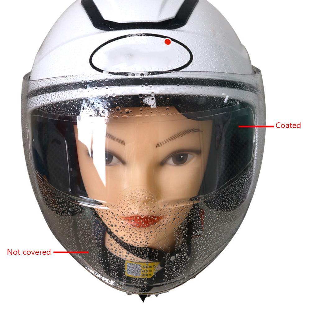 Anti-Fog Helmet Lens Film For Motorcycle Visor Shield Rain Resistant Moto Accessories