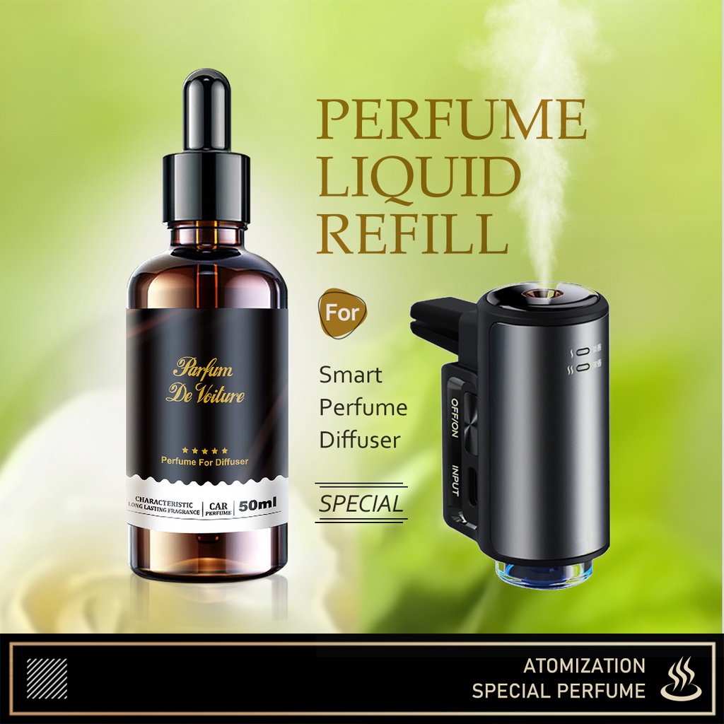 Car Perfume Liquid Refill for Smart Perfume Diffuser and Automatic Fragrance Machine Ultrasonic atomization special essential oil