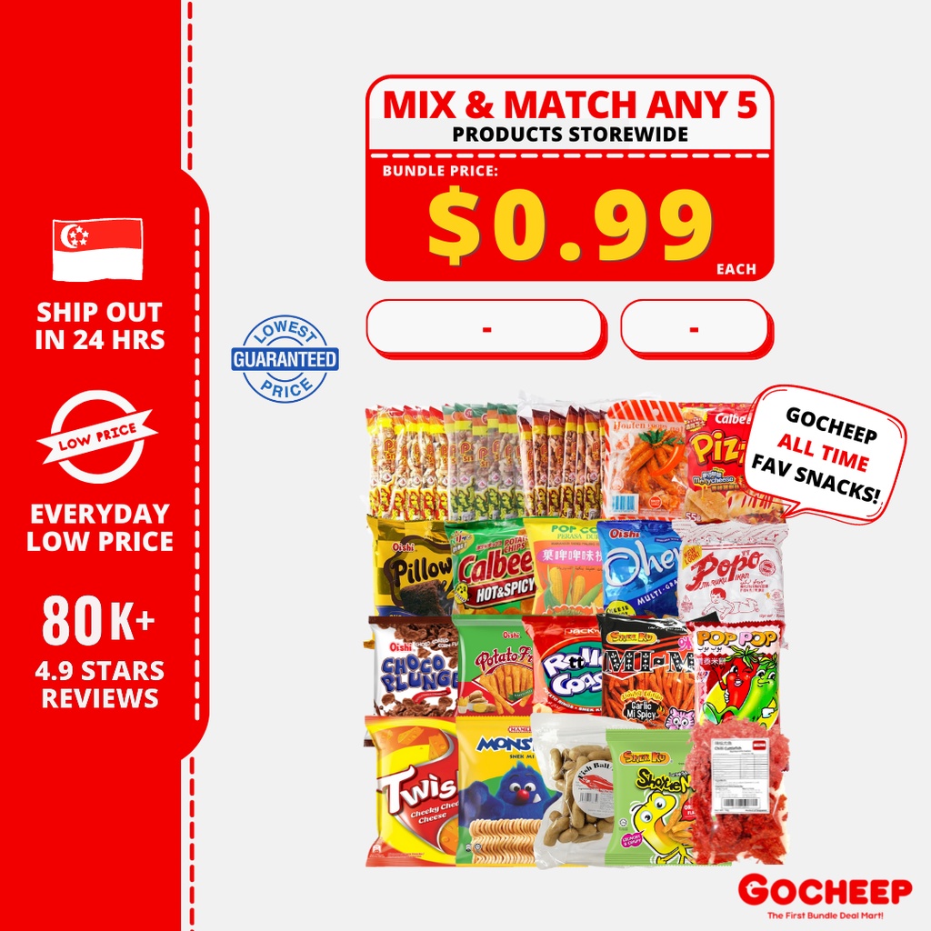 GoCheep All Time Favorite Special Snacks