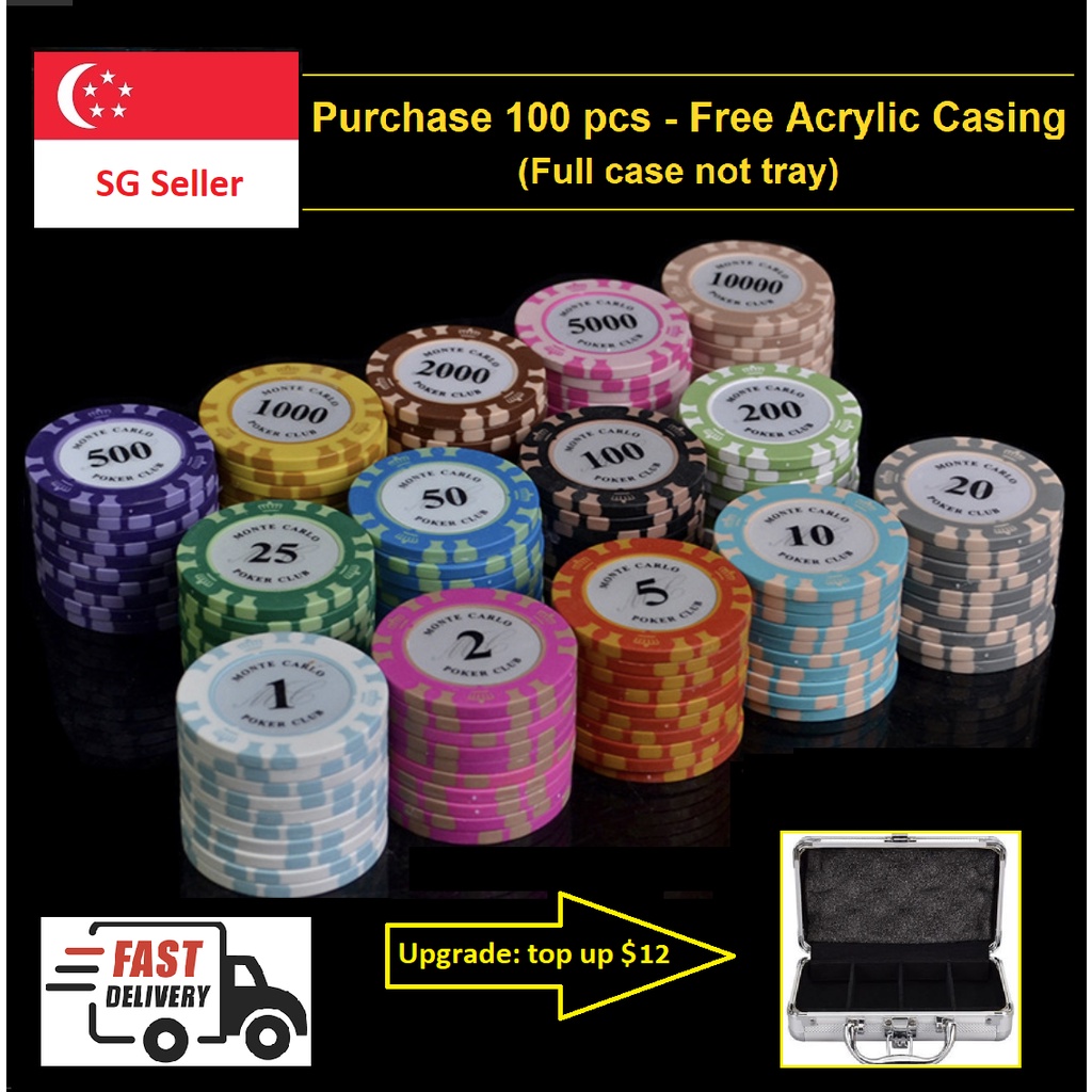 [SG Seller] Poker Chips / Mahjong Chips / Casino Chips - Ready Stocks !!!