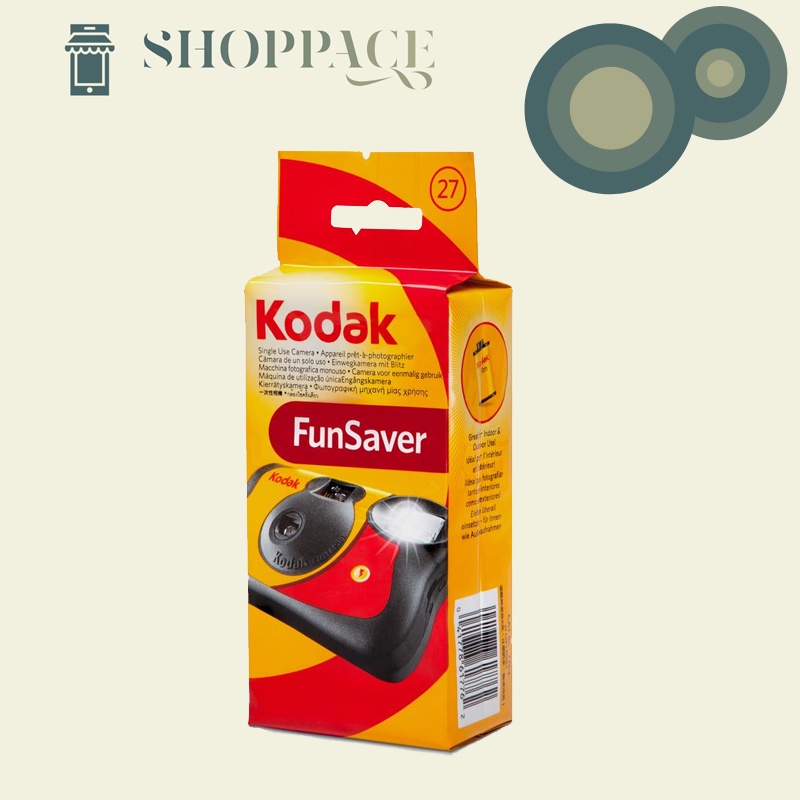 Kodak Funsaver Single Use Disposable 135 35mm Film Camera - 27 Exposures