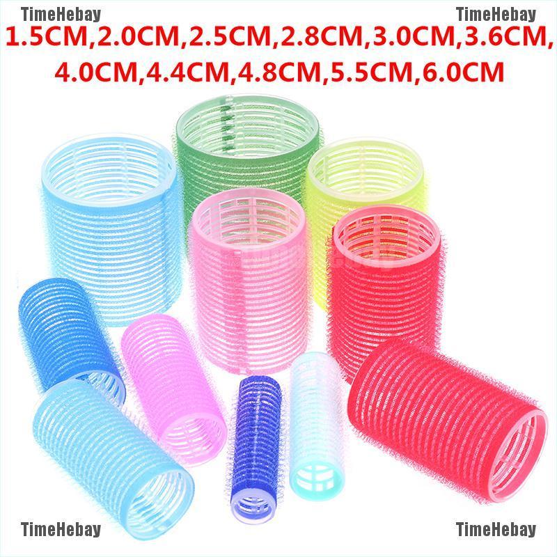 TimeHebayHair Rollers 6Pcs Curlers Self Grip Holding Rollers Hairdressing Curlers Style