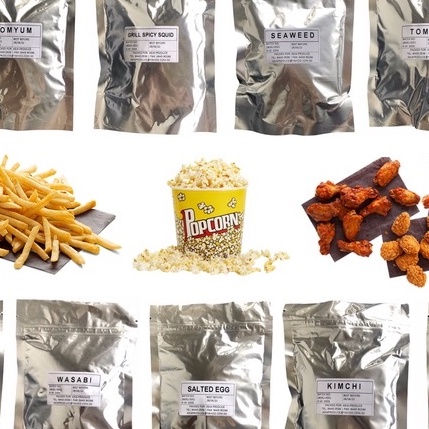 Seaweed Shaker Fries, Wings, Seasoning Powder: Sour Cream, Mala, Wasabi, Salted Egg, BBQ, Truffle Tom Yum Cheese Tomato