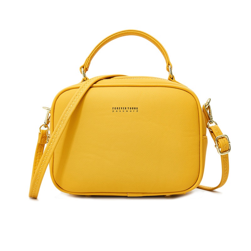 Leather Women Handbags Korean Style Ladies Sling Bags