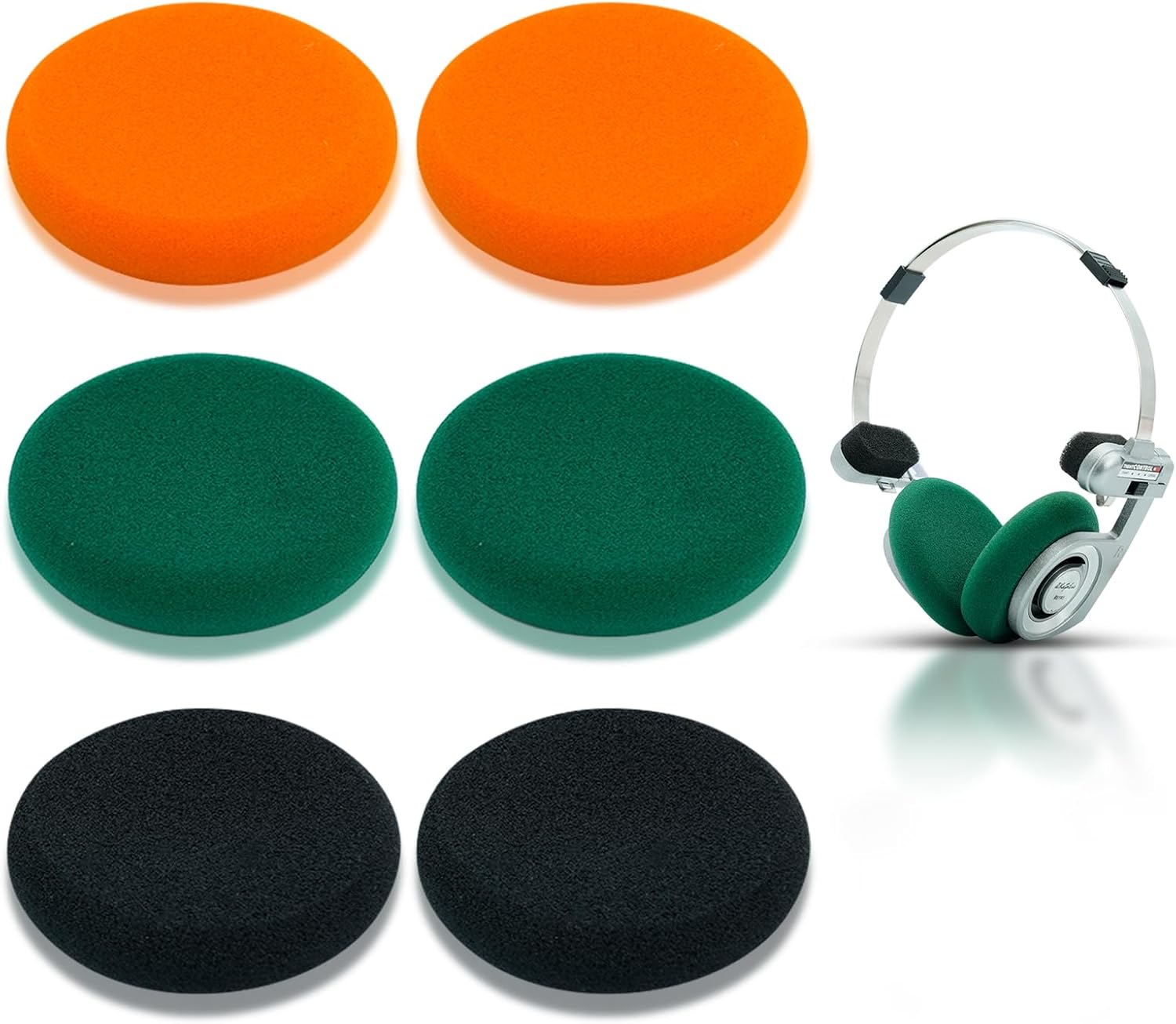 Koss Portapro ヘッドフォン用交換用クッション イヤーパッド 3 ペア