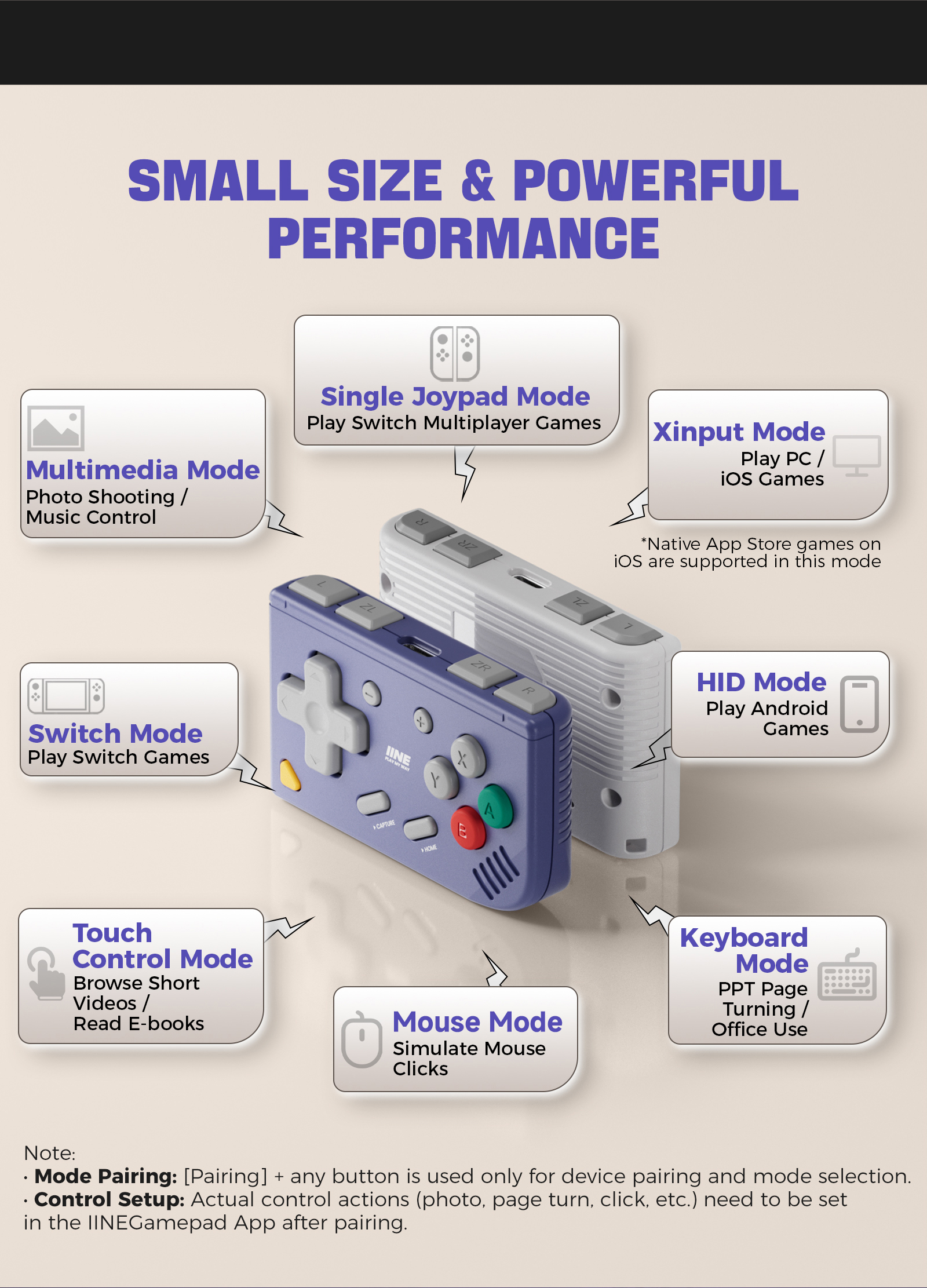 IINE Mini Retro Ananke Gen 2 Controller – IINE Official Store