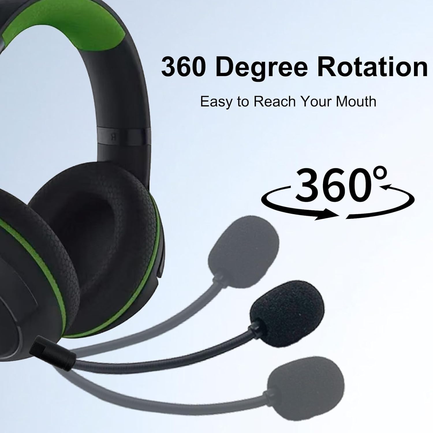 Replacement Microphone For Razer Kaira Pro Wireless Gaming Headset Detachable Game Mic Boom Professional Clear Crystal Sound