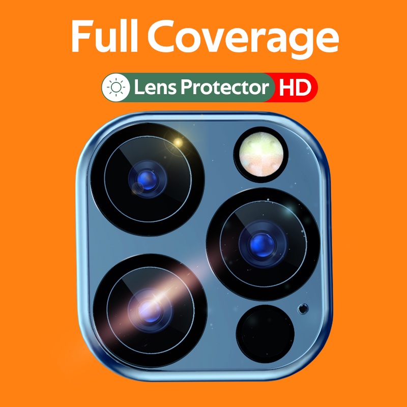 Compatible For iPhone 14 Plus 13 12 11 Pro Max Mini Camera Lens Protector Tempered Glass Full Coverage Anti Scratch Shockproof