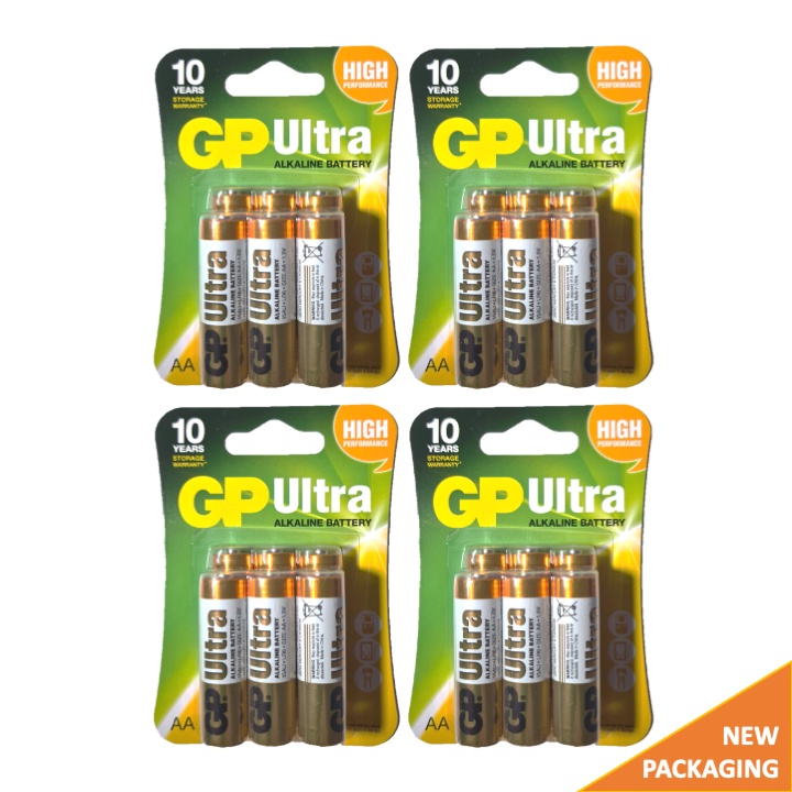 [Bundle of 4] GP AA / AAA Alkaline 6pcs High Performance Battery Pack