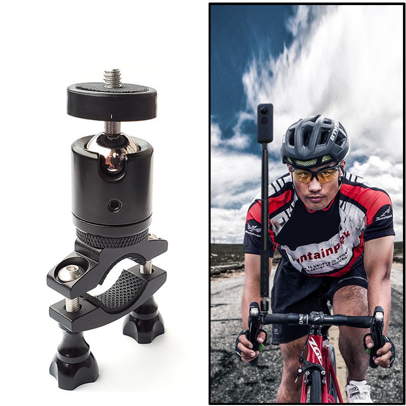 Insta360 ONE X ONE R Invisible Selfie Aluminum Alloy Motorcycle Bike Handlebar Holder Mount for Insta 360 Action Camera Accessory