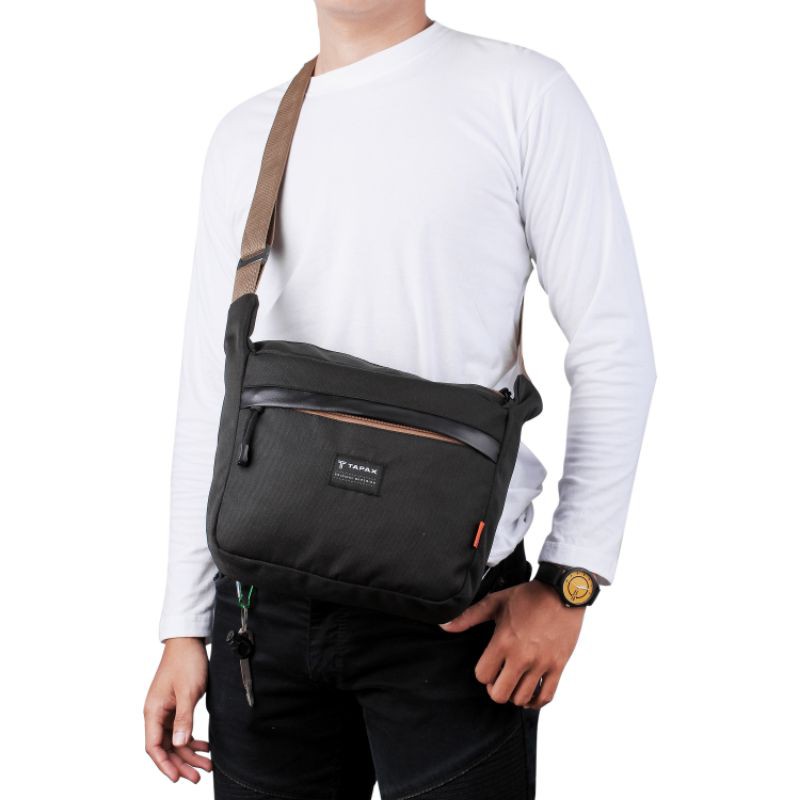 23 x 6 x 20 cm Cordura Multicolor 2 Slot Pocket Sling Bag for Men