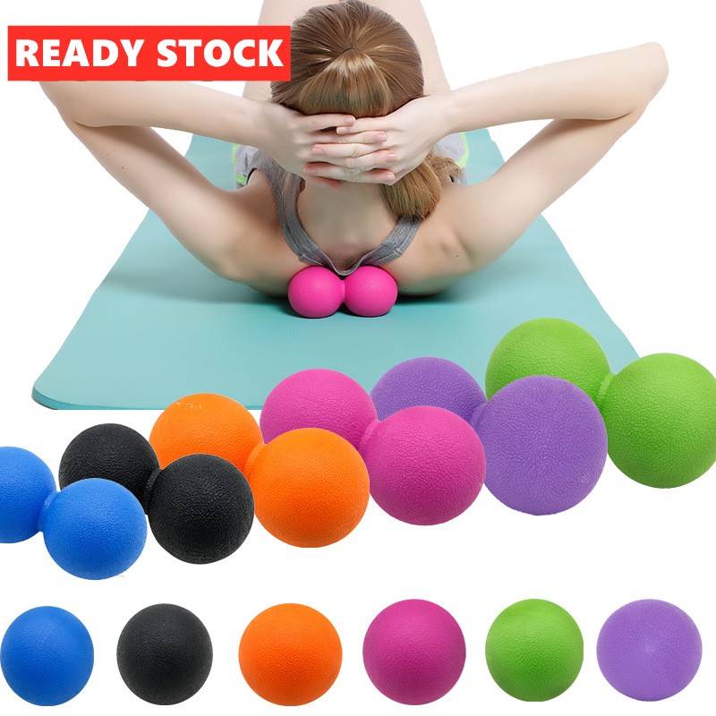 ⭐[Sg Seller] Single/Double Hard Lacrosse Ball Body Massage Muscle Peanut/Round Shape Roll Ball