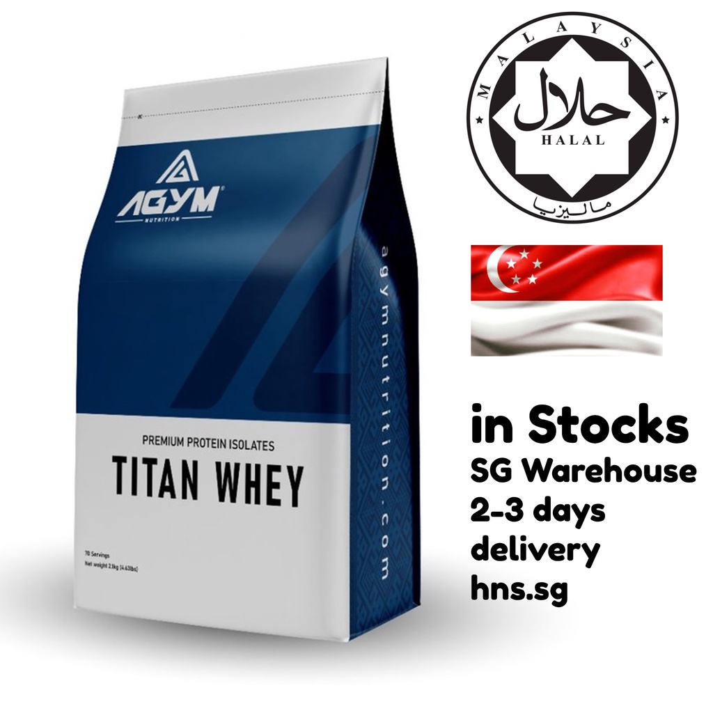 Authentic Agym Nutrition Titan Whey Protein Singapore