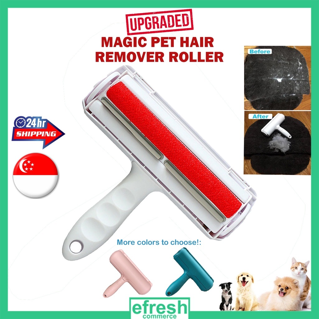 Pet Hair Lint Remover Roller Brush - Dog & Cat Fur