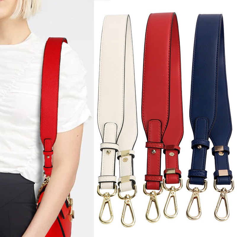 Crossbody Belt Replacement Handle Bag Strap Shoulder Single Short Solid Color Adjustable Leather
