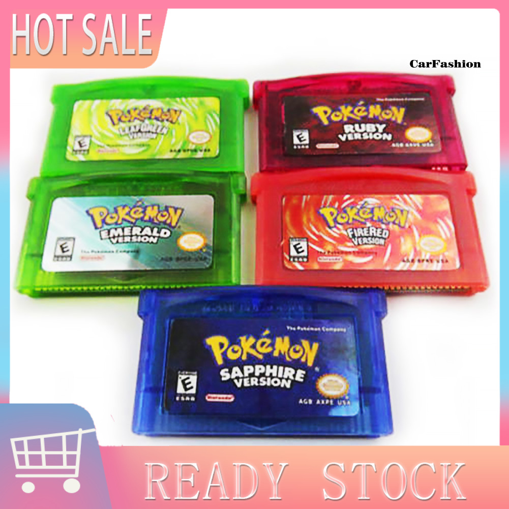 CYSP_Sapphire/Emerald/Fire Red/Leaf Green/Ruby Pokemon Game Card Cartridge for GBA