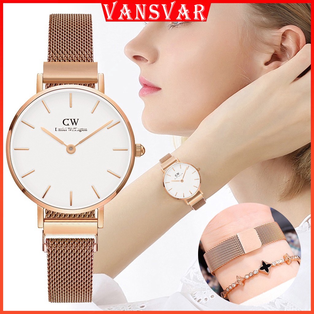 Ready Stock Women Magnet Buckle Strap Quartz Watch Hot Selling