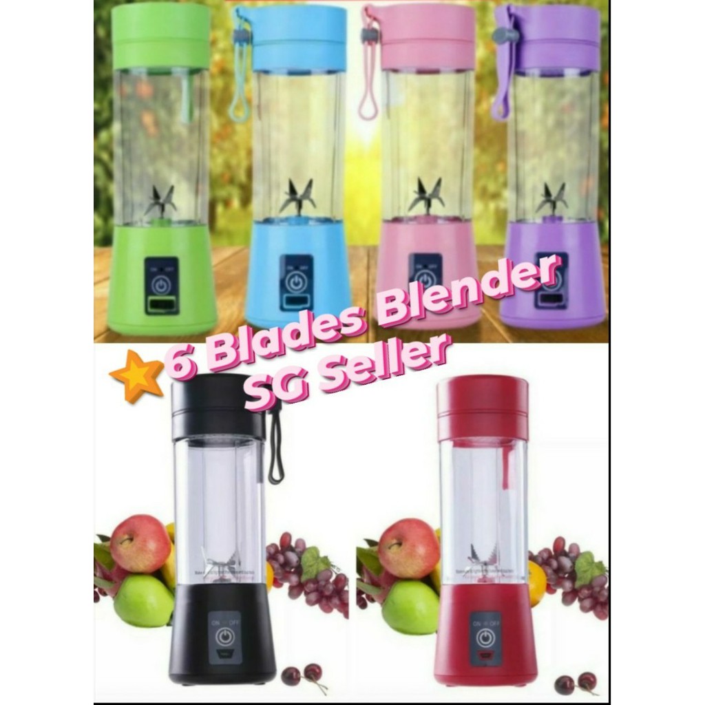 SG? Cheapest 6 Blades Blender Bingo Juicer Mixer Fruit Extractor
