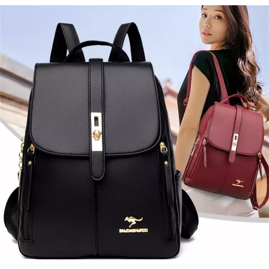 - Women's BACKPACK PU LEATHER BACKPACK (Quality BACKPACK)/Pay On The Spot School Bag/FASHION BACKPACK/Latest Women's BACKPACK Models/ Women's BACKPACK/BRANDED Women's Bag/BACKPACK