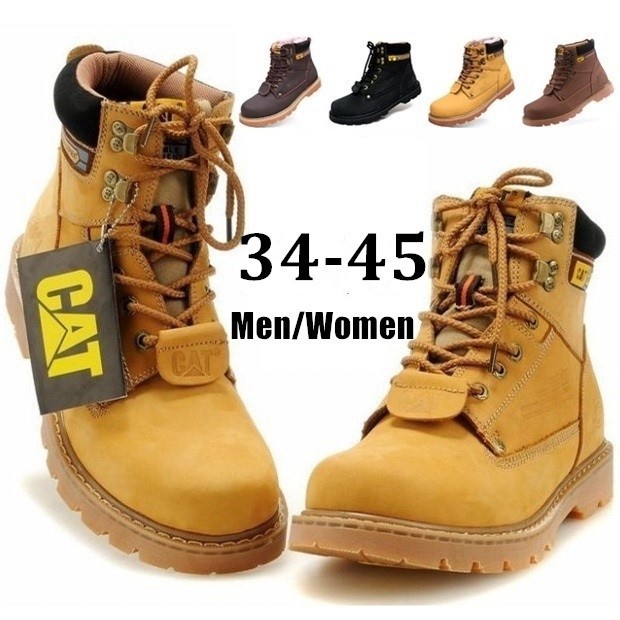 Men's Martin Boots Vintage Work Boots Outdoor Work Shoes Warm and Cold no steel toe