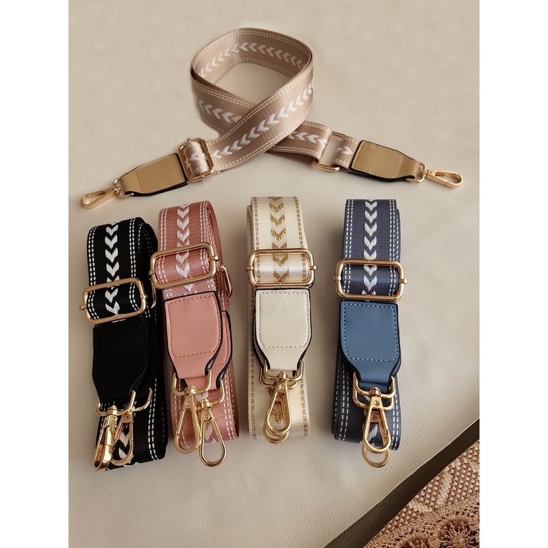 3.8cm Wide Female Bag Strap Shoulder Accessories Diagonal Adjustable Heart-Shaped Pattern   strap for bag  sling bag strap  shoulder bag strap  bag strap sling replacement