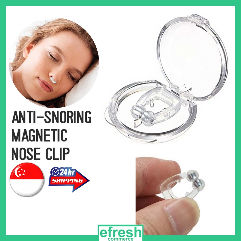 Anti Snoring Nose Clip Sleeping Silicone Magnetic Nasal Aid