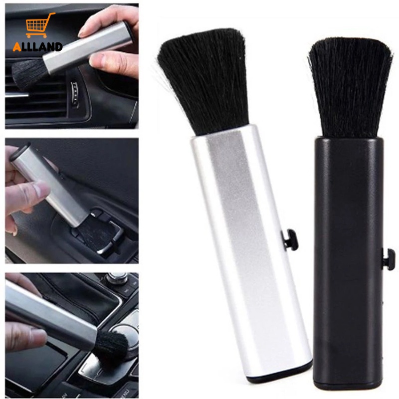 Car Retractable Detail Cleaning Brush/ Computer Keyboard Dust Removal Brush/ Car Air Outlet Small Soft Brush