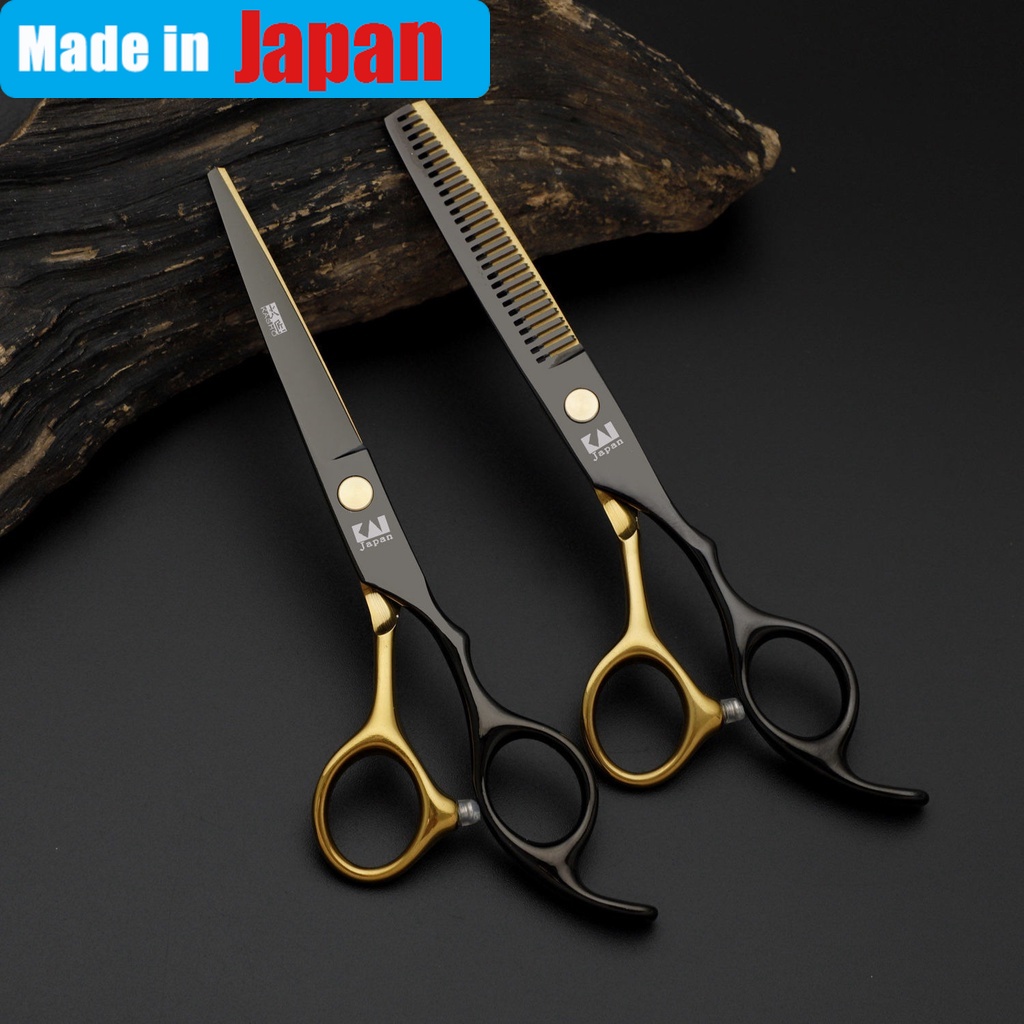 Spot hairdressing scissors Japan imported Kasho high-quality dental scissors salon flat scissors
