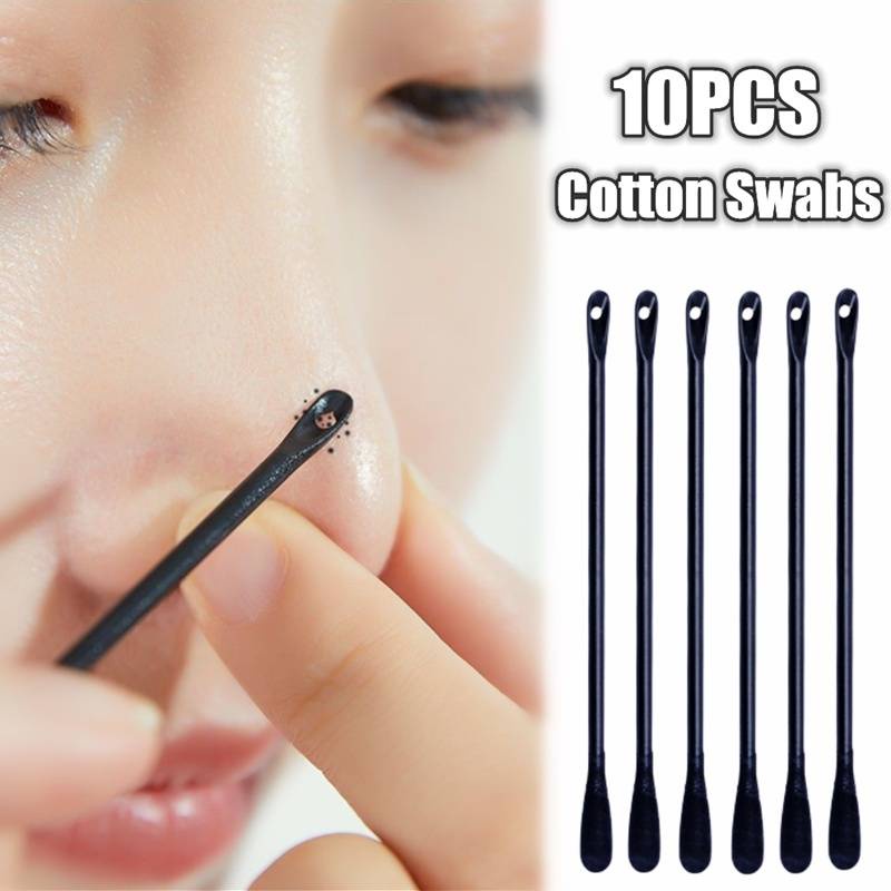 Easy To Carry Disposable Pimple Removing Blackhead Cotton Swab Dust And Moisture Proof Double-ended Care Cotton Swabs Individual Package Ear Swab