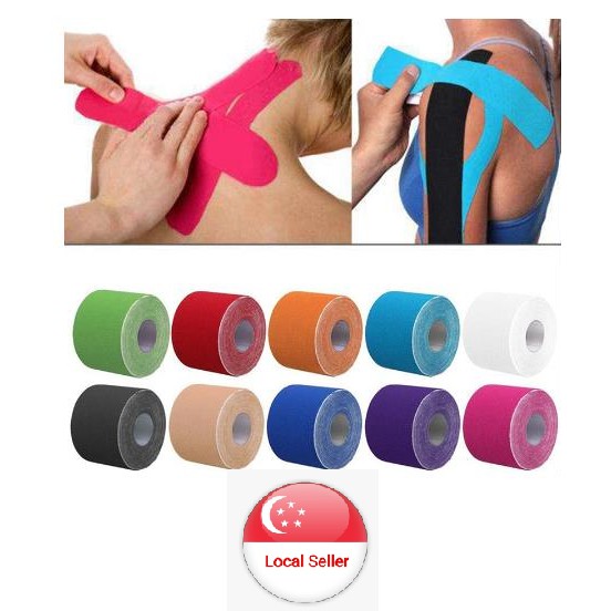 Kinesiology Tape Athletic Sport Strapping Gym Fitness Tennis Running Knee Muscle Muscle Bandage Elastic Support Jagged