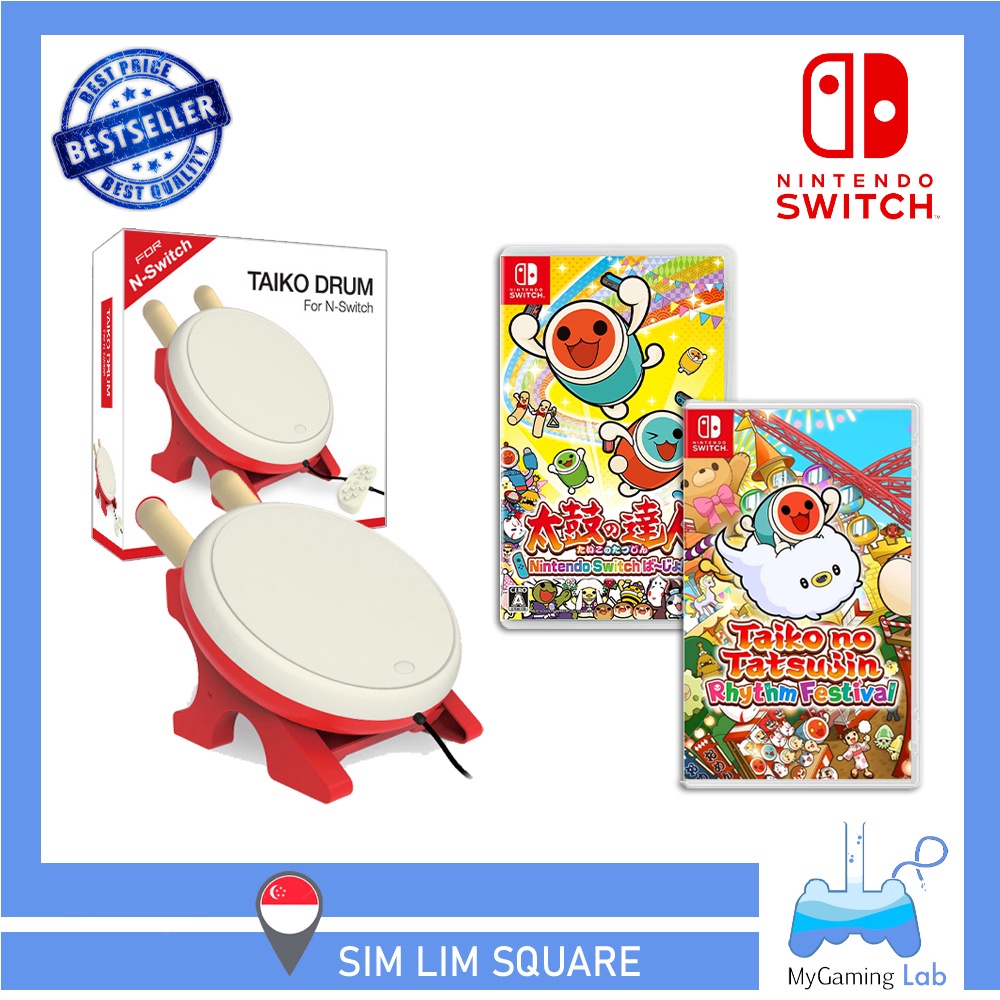★HOT-DEAL★Nintendo Switch Game Taiko no Tatsujin Drum n Fun! / Taiko No Tatsujin Rhythm Festival
