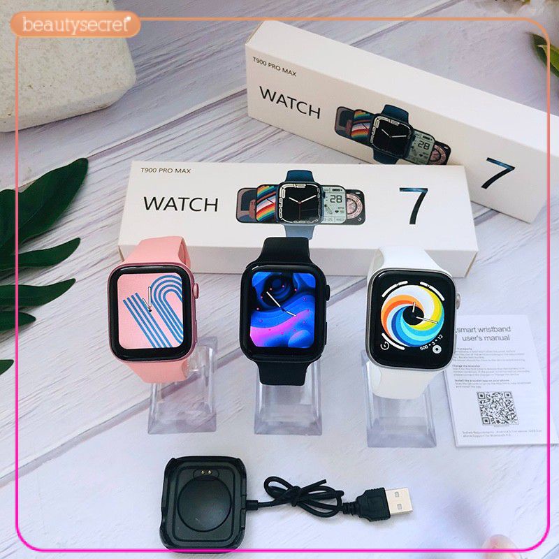 2022 14 Series 7 T900 Pro Max Smartwatch Sleep Heart Rate Monitor Multi Dial Bluetooth Call Men Women Watch 1.44 Inch beautysecret